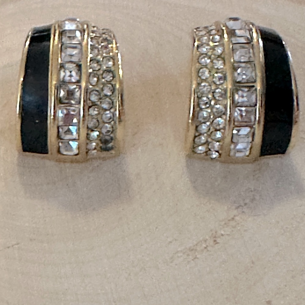Vintage Christian Dior Baguette earrings